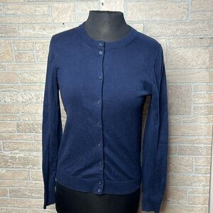 J Crew The Caryn Cardigan Sweater Size Small Dark Blue Size Small